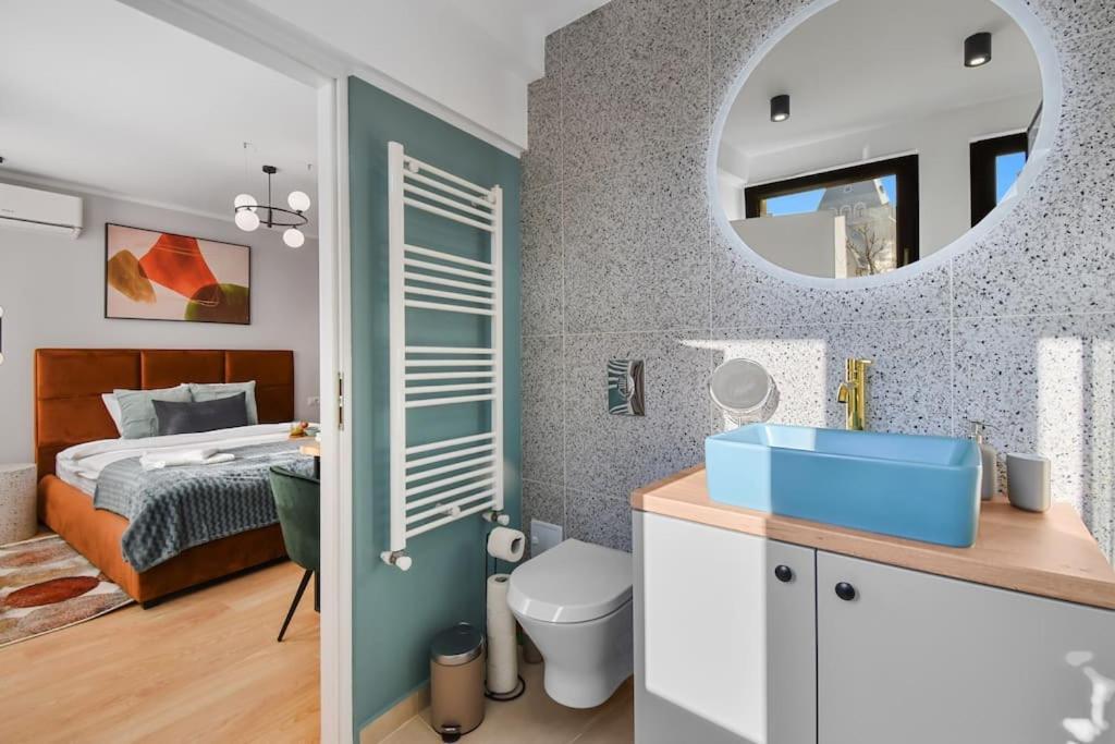 Mysa Modern Studio * Near Cismigiu Park * Netflix Boekarest Buitenkant foto
